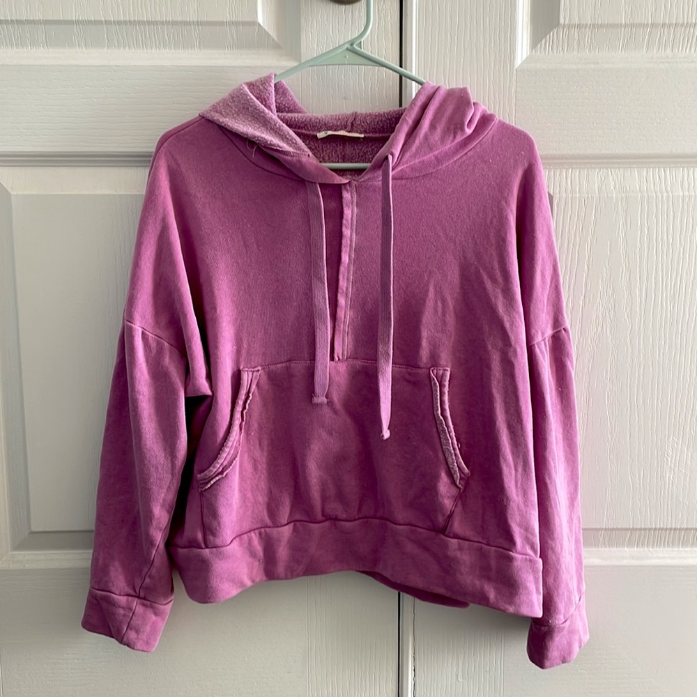 Free People Movement pink sweatshirt, size Small